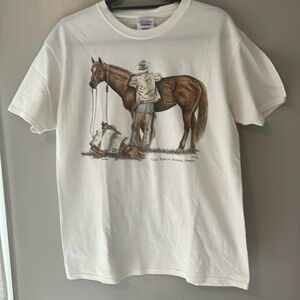 Horse & cowboy tshirt from Kings Ranch